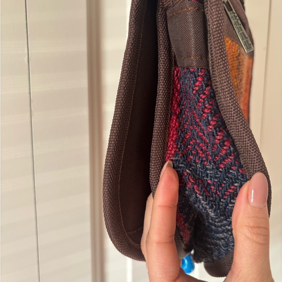 Woven Multicolor Stripe Crossbody Bag - Boho Shoulder Bag - Picture 9 of 10